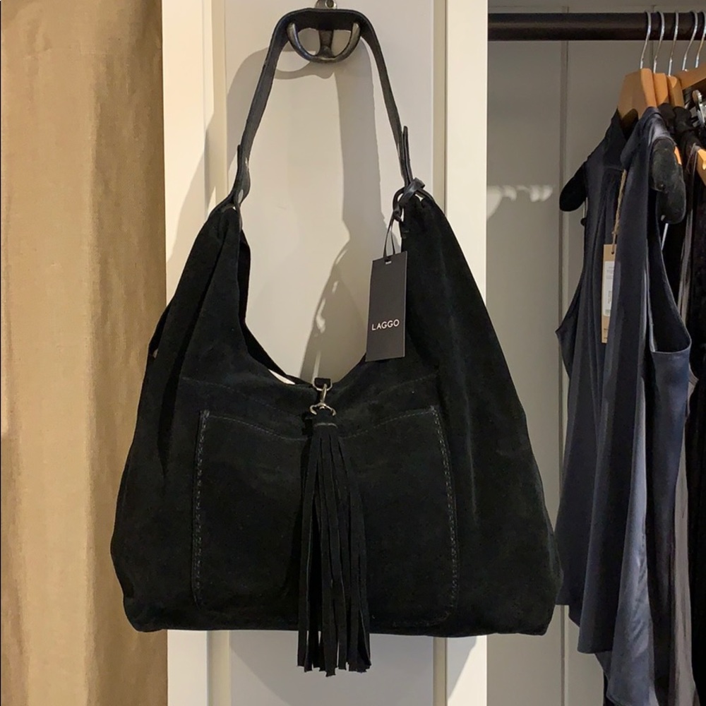 Laggo Bianca Hobo with tassel